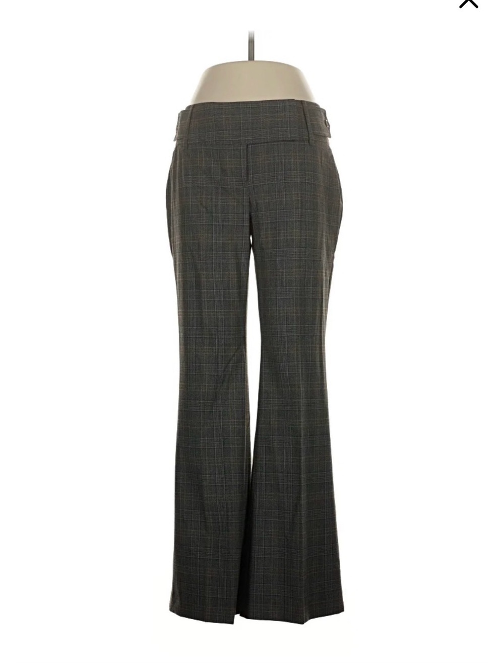 Victoria's Secret the Christie Fit Gray Black Plaid Pants Sz 4